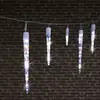 Image de Rideau Stalactite Extérieur 10 Glaçons 63 Led Blanc Froid/chaud - Feeric Lights & Christmas