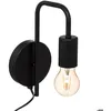 Image de Applique murale Keli métal noir D12cm - Atmosphera Créateur dintérieur