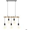 Image de Suspension Jake métal noir H120cm - Atmosphera Créateur dintérieur