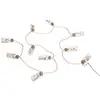 Image de Guirlande Fleur Led 10 Fleurs Pile Beige L165cm - Atmosphera