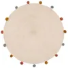 Image de Tapis enfant Arlequin beige D90cm - Atmosphera createur dinterieur