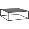 Image de Table Basse Gota Métal Noir 100x100cm - Atmosphera