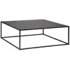Image de Table basse gota métal noir 100x100cm GOTA