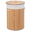 Image de Panier À Linge Rond Bambou 48l - 5five