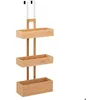 Image de Étagère de porte 3 niveaux bambou - 5 five simply smart