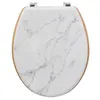 Image de Abattant Bois +Zinc Blanc Lea