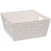 Image de Panier Vannerie 31x15cm Mix N' Modul Blanc - 5five