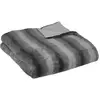 Image de Plaid Grizzli Fausse Fourrure Gris 180x230cm - Atmosphera