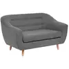 Image de Canapé Retro 2 Places Gris - Atmosphera