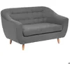 Image de Canapé Retro 2 places gris - Atmosphera Créateur dintérieur