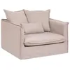 Image de Fauteuil XL Odilon beige - Atmosphera Créateur dintérieur