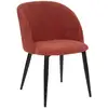 Image de Fauteuil celeste velours côtelé rose terracotta CELESTE
