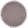 Image de Atmosphera - Coussin Rose à Pompons D 40 cm