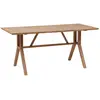 Image de Table Haute De Jardin Rectangulaire Papouasie 8 Places En Acacia - Hespéride