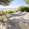 Image de Pied réglable pour hamac Panao 295/317x113x117cm en acier traité époxy - Hespéride