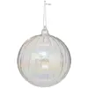 Image de Boule De Noël Souffle Polaire Transparente En Verre D14cm - Feeric Lights & Christmas