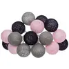 Image de Guirlande Led Pile 16 Boules Pinky D3.5cm - Atmosphera