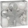 Image de Kit De Sapin Colorama De Noël 18 Pièces Argent/blanc - Atmosphera