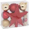 Image de Kit De Sapin Colorama De Noël 18 Pièces Rouge/or - Atmosphera