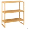 Image de 5five - étagère 2 niveaux 30cm lab n modul bambou