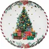 Image de Assiette De Présentation "marché De Noël" D33cm Motif Sapin - Atmosphera Créateur D'intérieur