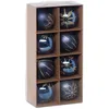 Image de Boules de Noël - ATMOSPHERA - Colorama de Noël - Lot de 8 - Plastique recyclé - D8cm bleu or
