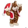 Image de Automate de Noël ours mouvement et musique H31cm à piles