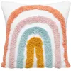 Image de Coussin enfant Arc-en-ciel coton 40x40cm - Atmosphera Créateur dintérieur