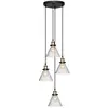 Image de Suspension Alak Verre Noir D18cm - Atmosphera