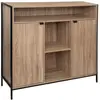 Image de Buffet 2 Portes "aliaj" Effet Chêne Naturel - 5 Five Simply Smart