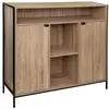 Image de Buffet 2 portes & 6 niches aliaj 114cm beige