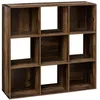 Image de Étagère 9 cases indus Mix N Modul effet bois foncé - 5 five simply smart