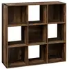 Image de Étagère 9 cases indus mix n' modul effet bois foncé MIX'N MODUL