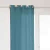 Image de Rideau "linah" - Lin - Bleu Canard - 130x260 Cm - Atmosphera