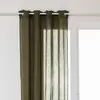 Image de Rideau Linah Vert Kaki 130x260cm - Atmosphera