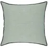 Image de Coussin Linah coton vert céladon 45x45cm - Atmosphera Créateur dintérieur