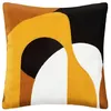 Image de Coussin Hary jaune moutarde 45x45cm - Atmosphera Créateur dintérieur
