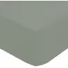 Image de Drap-housse. Percale. Vert. 90x190 Cm - Atmosphera