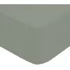 Image de Drap-housse Percale Vert 140x190cm - Atmosphera