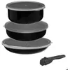 Image de Batterie de cuisine Amovible en aluminium - 5 five simply smart