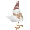 Image de Polyfoam Oiseau Avec Bonnet Et Écharpe 25cm - Feeric Lights & Christmas