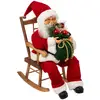 Image de Pere Noel Halpa S/ Chaise 40cm - Atmosphera Créateur D'intérieur