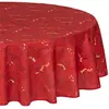 Image de Nappe De Noël Colorama De Noël Motif Feuilles Anti-tâche D180cm - Feeric Lights & Christmas