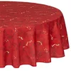 Image de Nappe Antitache Ronde Maison des Couleurs 180cm Rouge