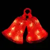 Image de Cloches Lumineuses Extérieures H21cm 25 Led À Piles - Feeric Lights & Christmas