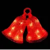Image de Cloches lumineuses extérieures H21cm 25 LED à piles - Feeric Lights & Christmas