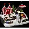Image de Village Lumineux Dirigeable 12 Led Musical - Feeric Lights & Christmas