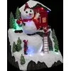 Image de Village Lumineux Bonhomme De Neige 17 Led H.26cm - Feeric Lights & Christmas