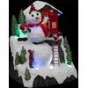 Image de Village de Noël bonhomme de neige 17 LED à piles Feeric lights & christmas