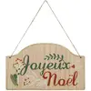 Image de Pancarte Murale "joyeux Noël" En Bois 30cm - Feeric Lights & Christmas